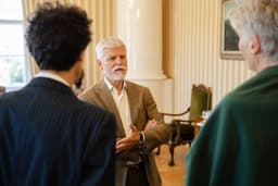 Prezident Pavel pri otváraní listu TGM. Foto: Petr Pavel/FB